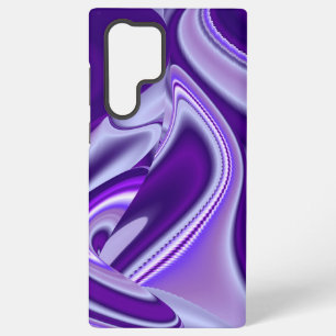 Funda Para Samsung Galaxy S22 Ultra Sueños de Arcoíris de Flor Morada