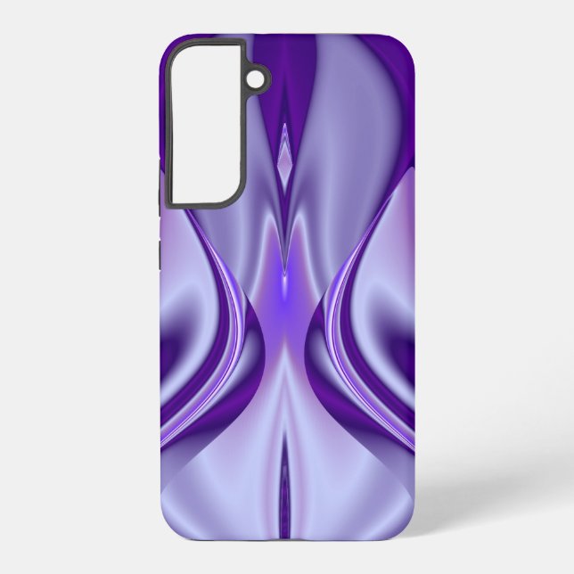 Funda Para Samsung Galaxy Sueños de Arcoíris de Flor Morada (Reverso )
