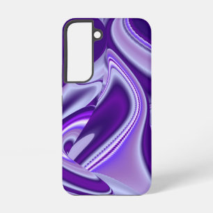 Funda Para Samsung Galaxy S22 Sueños de Arcoíris de Flor Morada
