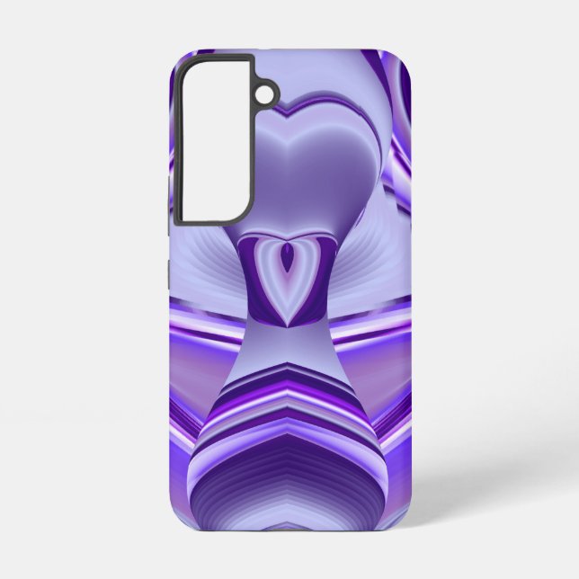 Funda Para Samsung Galaxy Sueños de Arcoíris de Flor Morada (Reverso )
