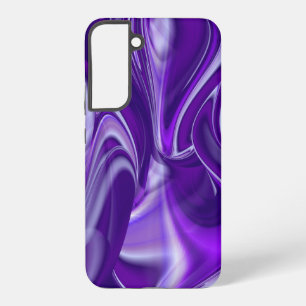 Funda Para Samsung Galaxy S22+ Sueños de Arcoíris de Flor Morada