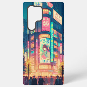 Funda Para Samsung Galaxy S22 Ultra Sueños de neón de Shibuya