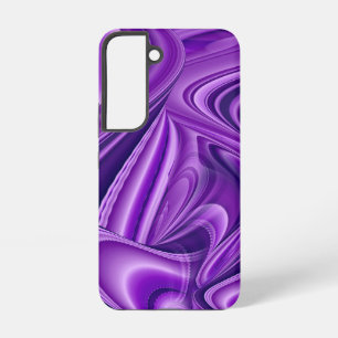 Funda Para Samsung Galaxy S22 Sueños del arcoiris de flores moradas