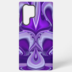 Funda Para Samsung Galaxy S22 Ultra Sueños del arcoiris de flores moradas