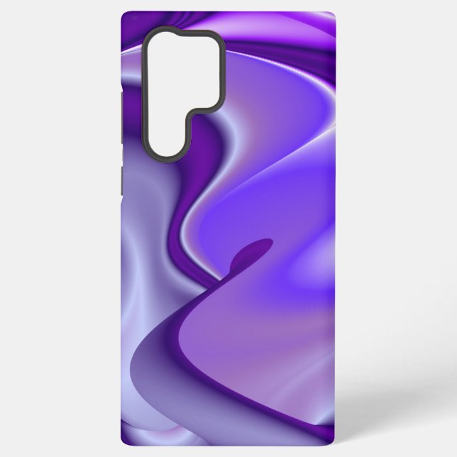 Funda Para Samsung Galaxy Sueños del arcoiris de flores moradas (Reverso )