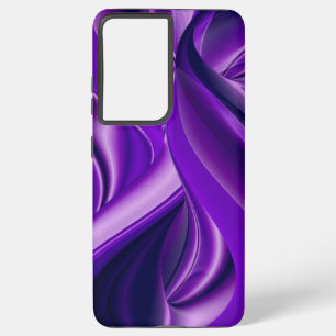Funda Para Samsung Galaxy S21 Ultra Sueños del arcoiris de flores moradas