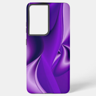 Funda Para Samsung Galaxy S21 Ultra Sueños del arcoiris de flores moradas