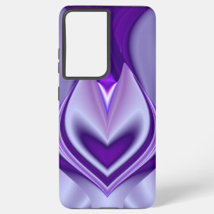 Funda Para Samsung Galaxy S21 Ultra Sueños del arcoiris de flores moradas