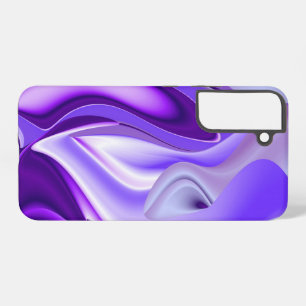 Funda Para Samsung Galaxy S22+ Sueños del arcoiris de flores moradas