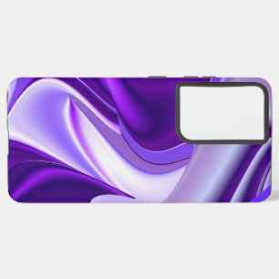 Funda Para Samsung Galaxy S21 Ultra Sueños del arcoiris de flores moradas