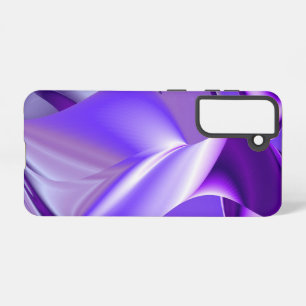 Funda Para Samsung Galaxy S21 Sueños del arcoiris de flores moradas