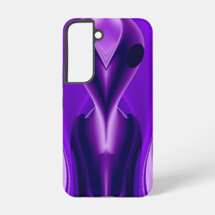 Funda Para Samsung Galaxy S22 Sueños del arcoiris púrpura 3D , Alien