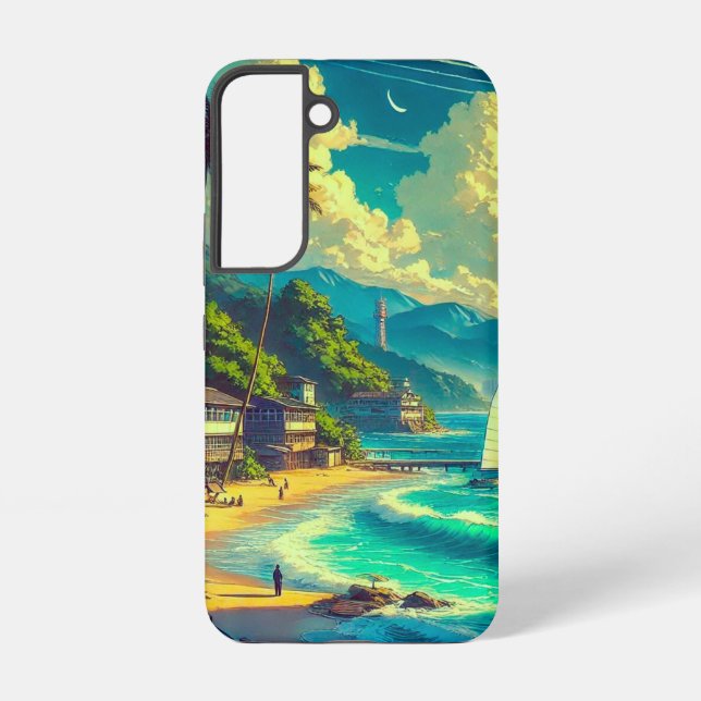 Funda Para Samsung Galaxy Sueños Ryukyu tropicales (Reverso )