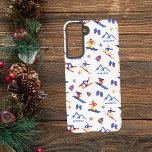 Funda Para Samsung Galaxy S21 Sundance Mountain Idaho Skyboard Pattern<br><div class="desc">Un divertido patrón de esquí en invierno para la estación de esquí Sundance Mountain en Provo,  Mount Timpanogos,  Idaho USA,  Norteamérica. Idea de regalo perfecta para los amantes de los deportes de invierno: esquí,  snowboard,  freestyle,  salto de esquí,  esquí de fondo.</div>