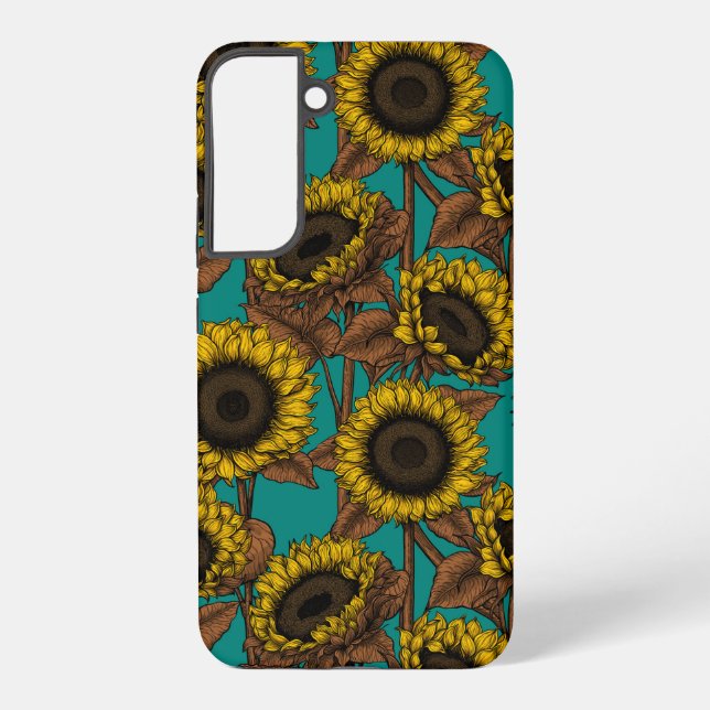 Funda Para Samsung Galaxy Sunflower (Reverso )