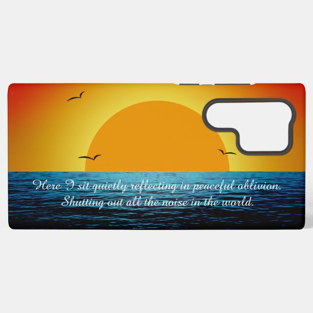 Funda Para Samsung Galaxy Sunset Soul (Reverso Horizontal)