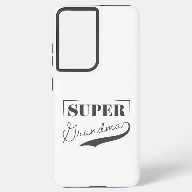 Funda Para Samsung Galaxy Super Abuela (Reverso )