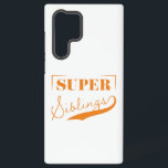 Funda Para Samsung Galaxy S22 Ultra Súper Parentesco<br><div class="desc">Super Sibling es un diseño de escritura moderno que celebra el valor y la resistencia de los hermanos. Este diseño también está disponible para todos los miembros de su familia,  así que asegúrese de comprobarlo en la tienda.</div>