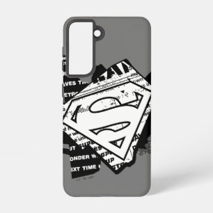 Funda Para Samsung Galaxy S21 Supergirl Newsprint S-Shield