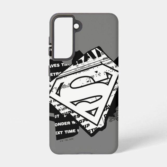 Funda Para Samsung Galaxy Supergirl Newsprint S-Shield (Reverso )