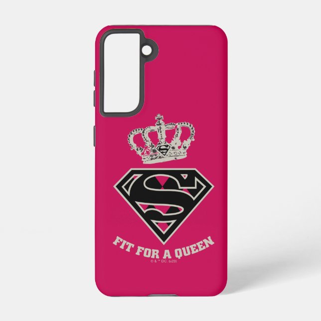 Funda Para Samsung Galaxy Supergirl S-Shield "Fit For A Queen" (Reverso )
