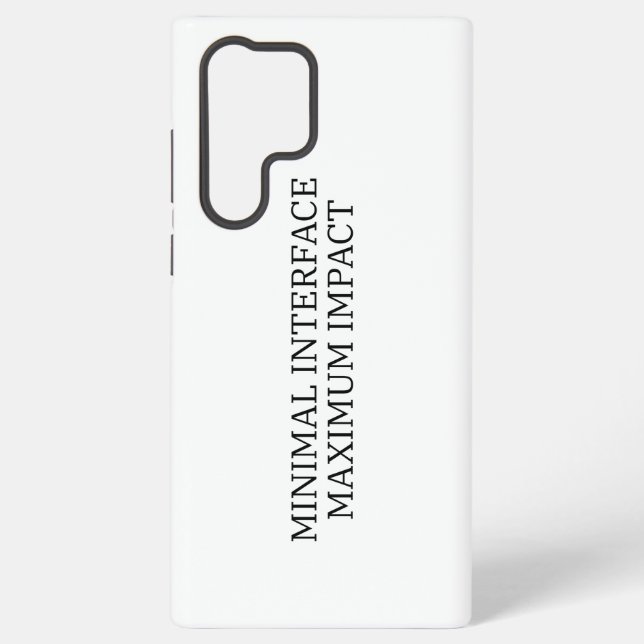 Funda Para Samsung Galaxy System Interface | Minimal Interface (Reverso )