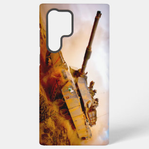 Funda Para Samsung Galaxy S22 Ultra TANQUE DE BATALLA - M1 Abrams