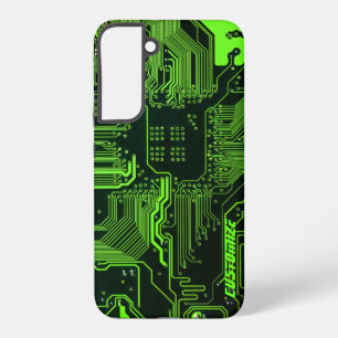 Funda Para Samsung Galaxy S22+ Tarjeta de circuito electrónico verde del Personal
