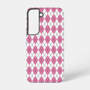 Funda Para Samsung Galaxy S22 Tartan de los 70 Rosa Dedito