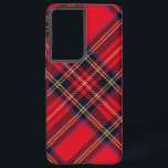 Funda Para Samsung Galaxy S21  Tartán de Stewart rojo<br><div class="desc">Palomitas de color rojo</div>