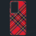 Funda Para Samsung Galaxy S21  Tartán de Stewart rojo<br><div class="desc">Palomitas de color rojo</div>