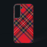 Funda Para Samsung Galaxy S22 Tartán de Stewart rojo<br><div class="desc">Palomitas de color rojo</div>