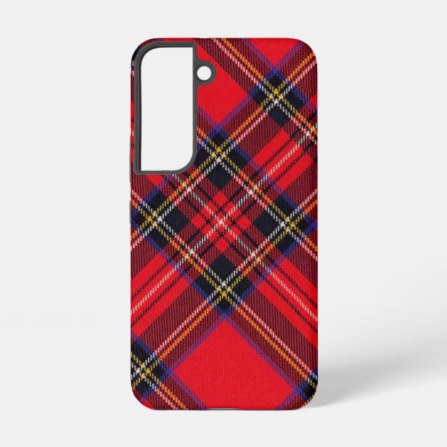 Funda Para Samsung Galaxy Tartán de Stewart rojo (Reverso )