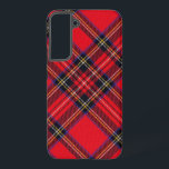 Funda Para Samsung Galaxy S22  Tartán de Stewart rojo<br><div class="desc">Palomitas de color rojo</div>