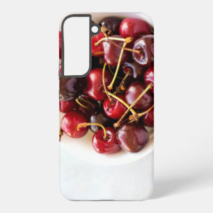 Funda Para Samsung Galaxy S22+ tazón de cerezas