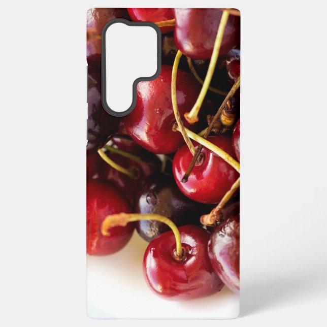 Funda Para Samsung Galaxy tazón de cerezas (Reverso )