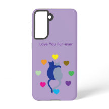 Te Amo Por Siempre Fundas para Galaxy – Morado