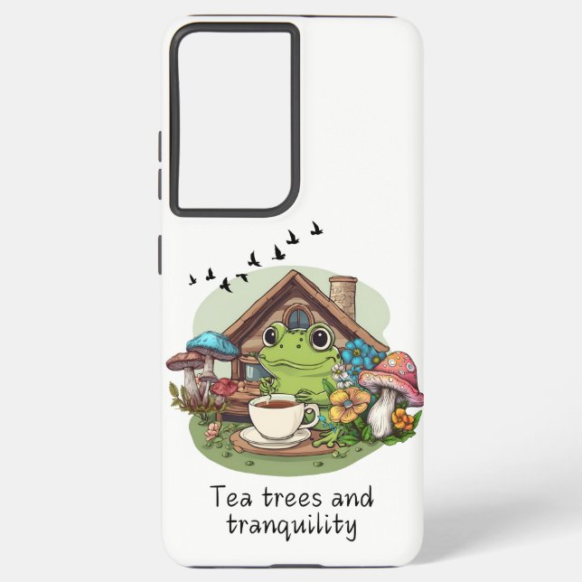 Funda Para Samsung Galaxy Té, árboles y tranquilidad (Reverso )