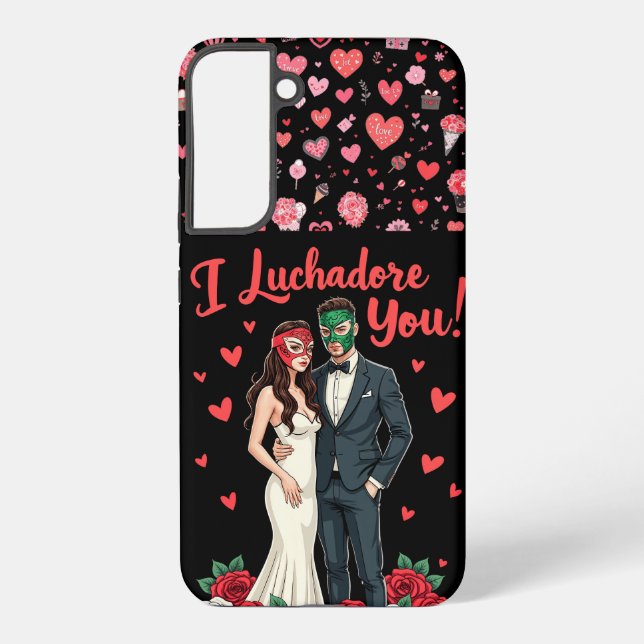 Funda Para Samsung Galaxy Te Luchadore San Valentín (Reverso )