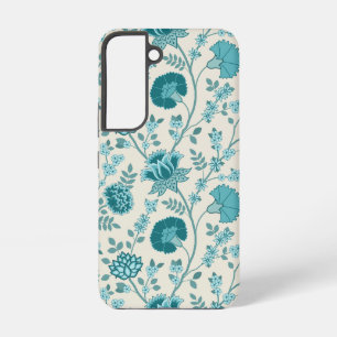 Funda Para Samsung Galaxy S22 Teatro jacobeo floral grande en crema