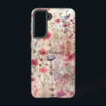 Funda Para Samsung Galaxy S21 Tejidos de belleza silvestre: al estilo de las flo<br><div class="desc">Estamos presentando nuestro fascinante Diseño de Patrón de Flores Silvestres, donde la belleza fascinante de la naturaleza cobra vida en cada detalle intrincado. Esta exquisita creación impresa a petición es una celebración de la elegancia indomable que se encuentra en los prados de flores silvestres. Viviente y encantador, este patrón muestra...</div>
