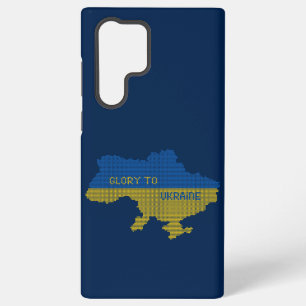 Funda Para Samsung Galaxy S22 Ultra Tejiendo el texto del mapa del estado ucraniano Gl