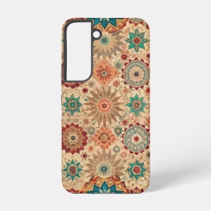Funda Para Samsung Galaxy S22 Terracota Mandala Étnico Ornamental Gráfico Boho