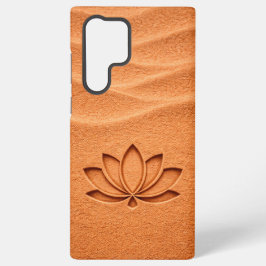 Funda Para Samsung Galaxy S22 Ultra Terracotta Sand Lotus Flower Meditation