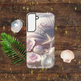 Funda Para Samsung Galaxy S22+ Tesoros de Playa Glamurosos