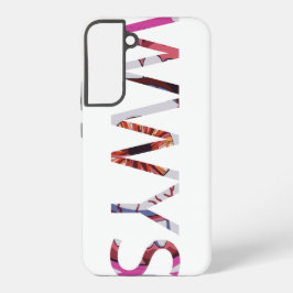 Funda Para Samsung Galaxy S22+ Texto vertical de 1 línea WWYS