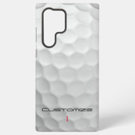 Funda Para Samsung Galaxy S22 Ultra Textura de pelota de golf blanca con hoyuelos Nomb