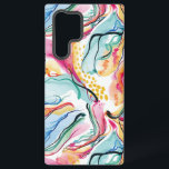 Funda Para Samsung Galaxy S22 Ultra Textura orgánica de primavera con formas onduladas<br><div class="desc">Colores primaverales,  textura orgánica con líneas onduladas que fluyen sin inconvenientes.</div>