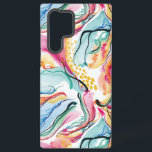 Funda Para Samsung Galaxy S22 Ultra Textura orgánica de primavera con formas onduladas<br><div class="desc">Colores primaverales,  textura orgánica con líneas onduladas que fluyen sin inconvenientes.</div>