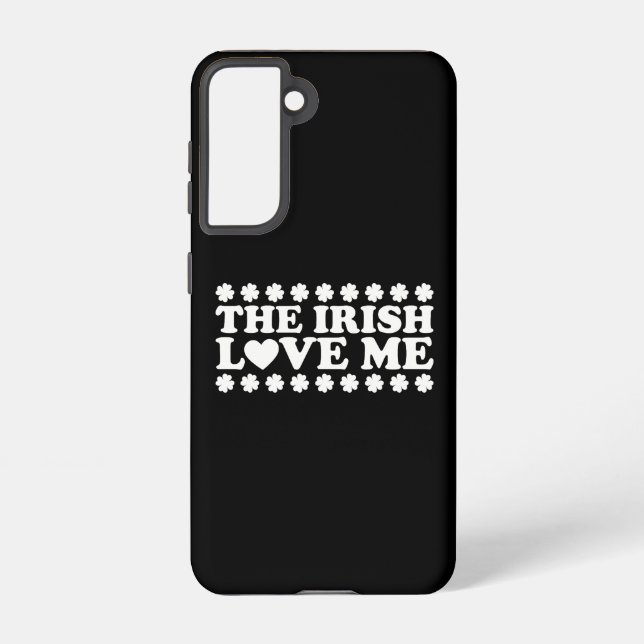 Funda Para Samsung Galaxy The Irish Love Me Shamrock St Patrick's Day Retro (Reverso )